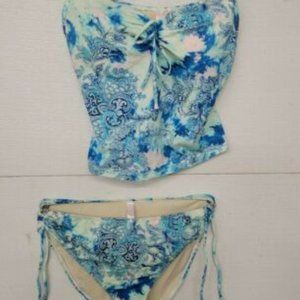 VICTORIA'S SECRET TANKINI SWIMSUIT MEDIUM BOTTOM 34C PADDED TOP
